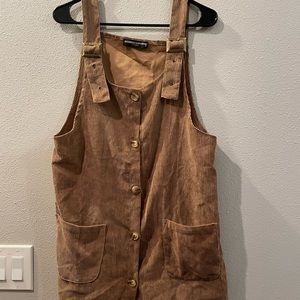 Corduroy short dress